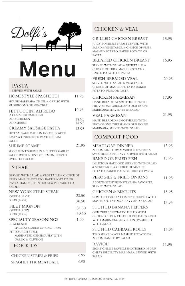 Dolfi's Menu image 2